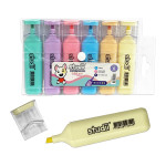 SET RESALTADOR COLOR PASTEL X6