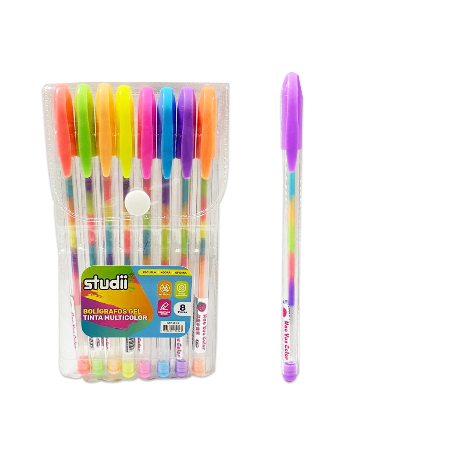 SET LAPICERO NEON X8