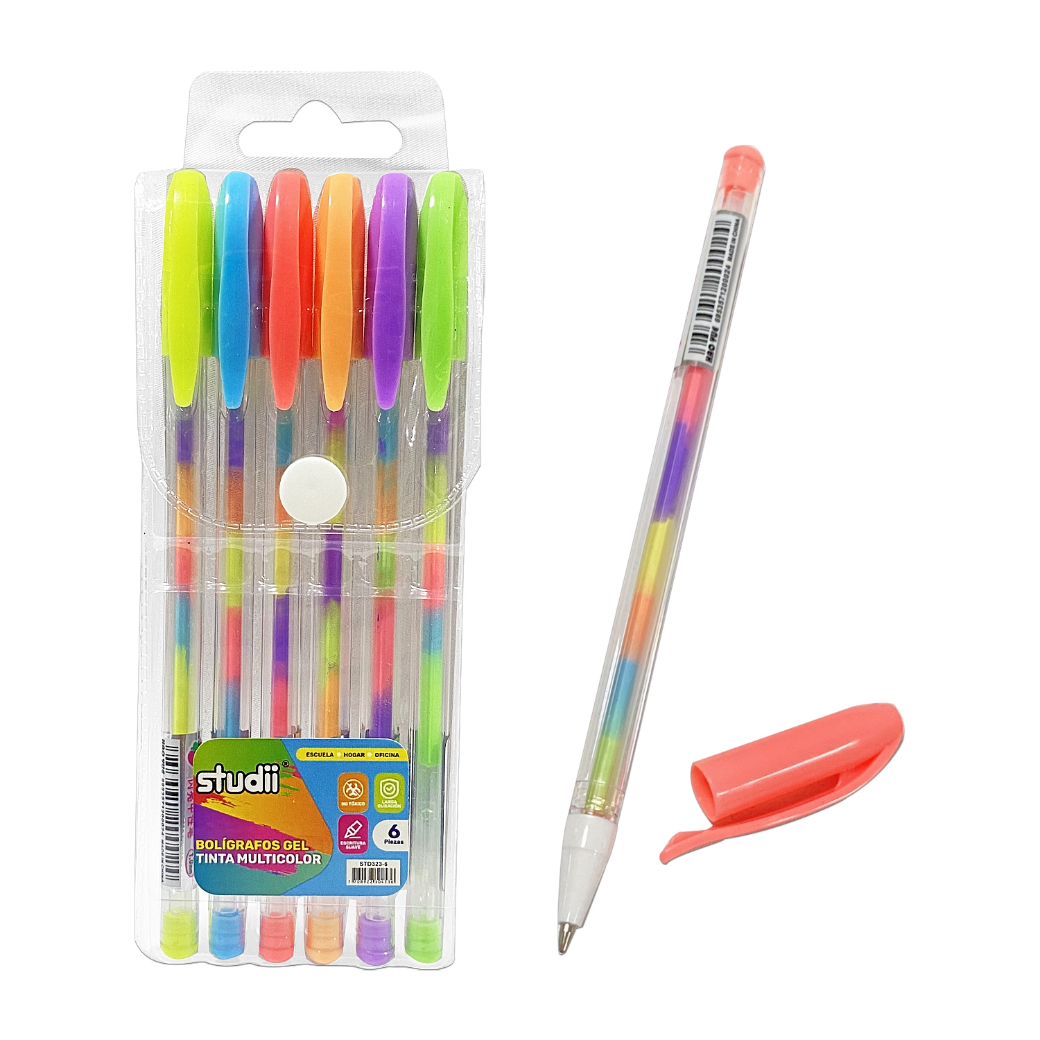 SET LAPICERO NEON X6