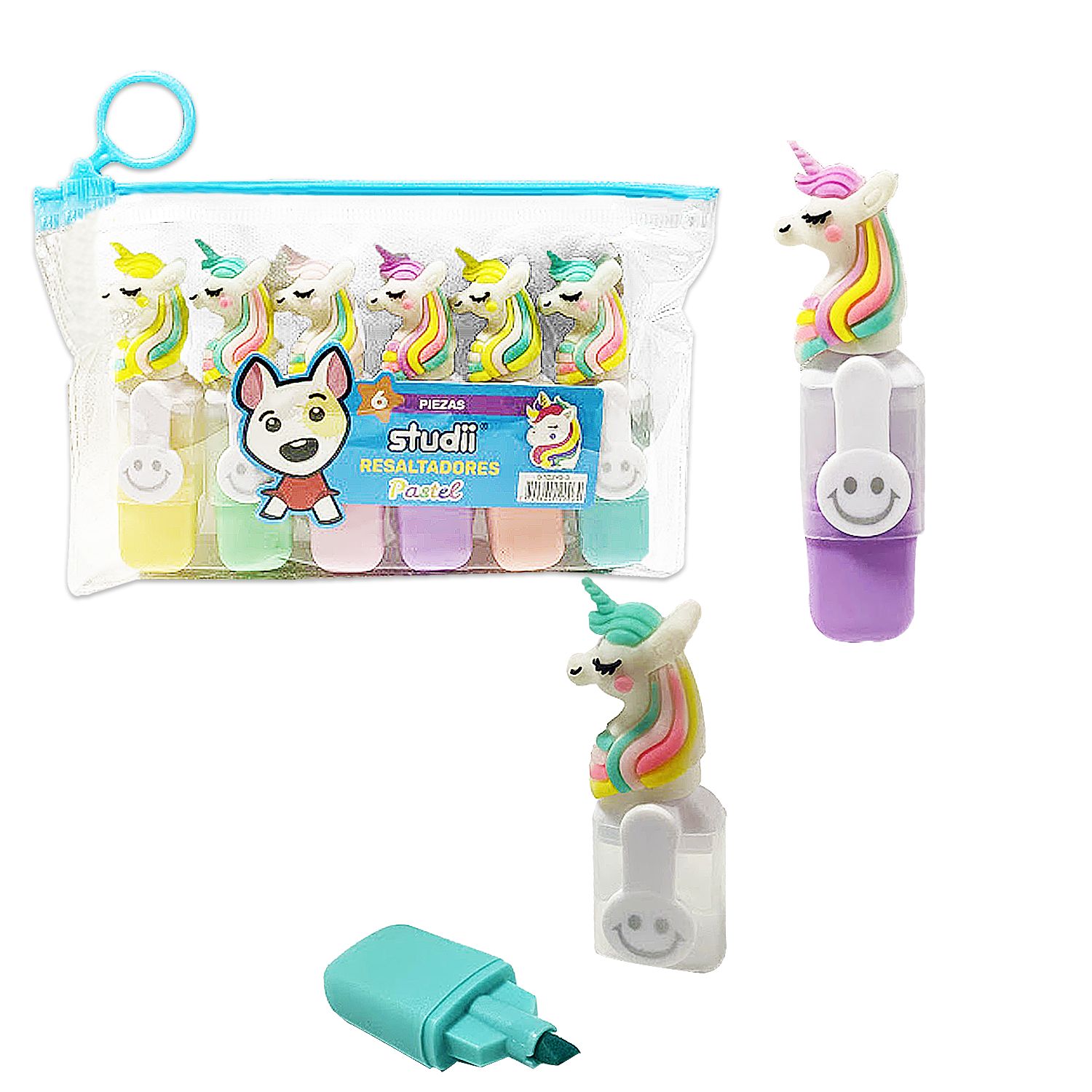 SET RESALTADOR UNICORNIO X6