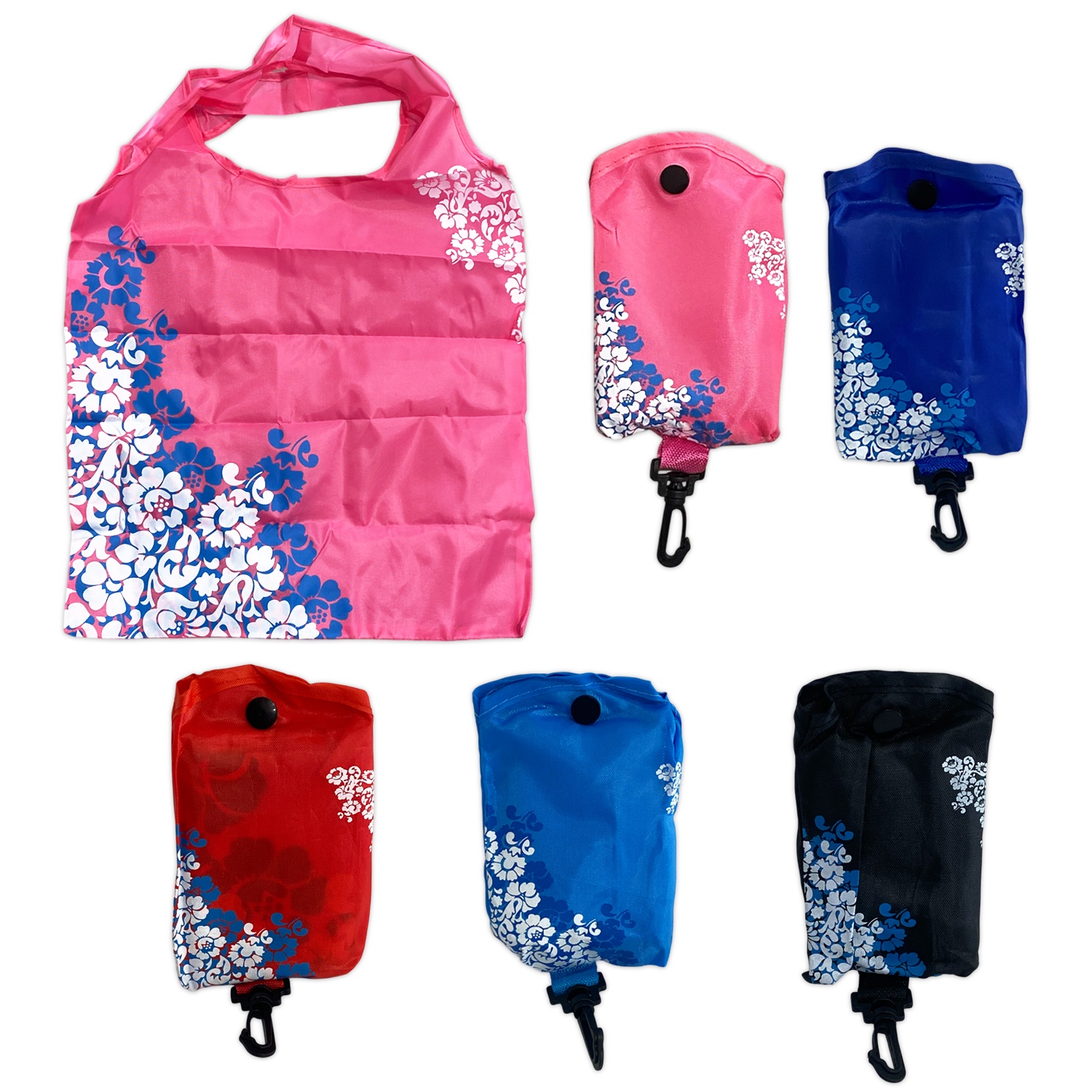 BOLSA DE TELA PLEGABLE ESTAMPADA