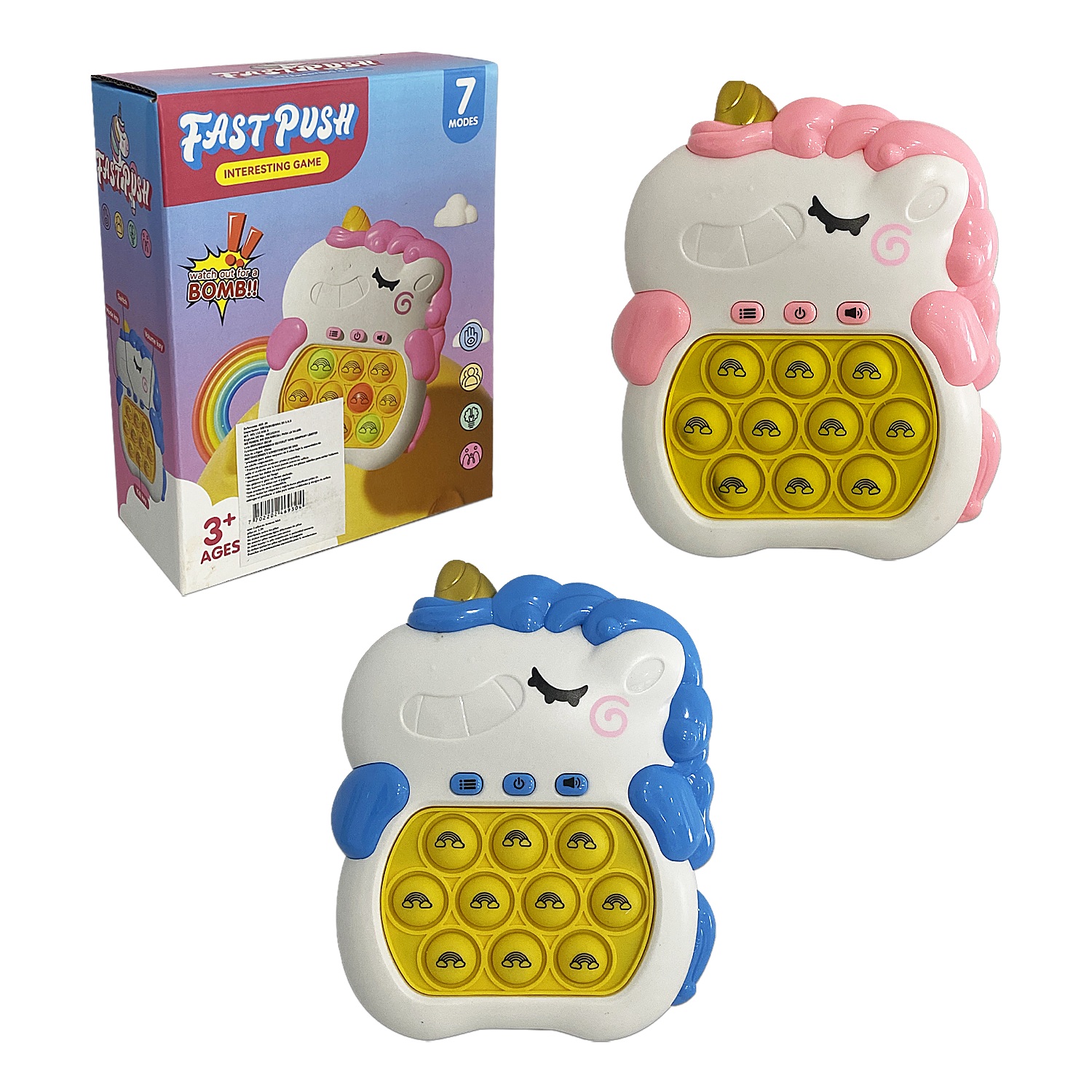 CONSOLA POP-IT UNICORNIO