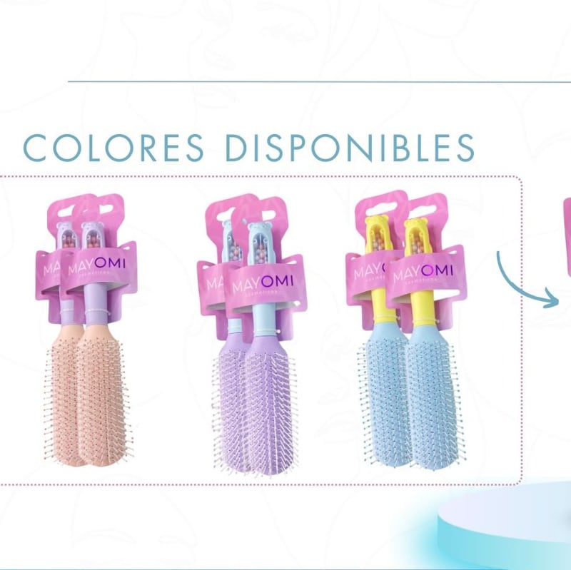 CEPILLO COLORES MAYOMI 9618