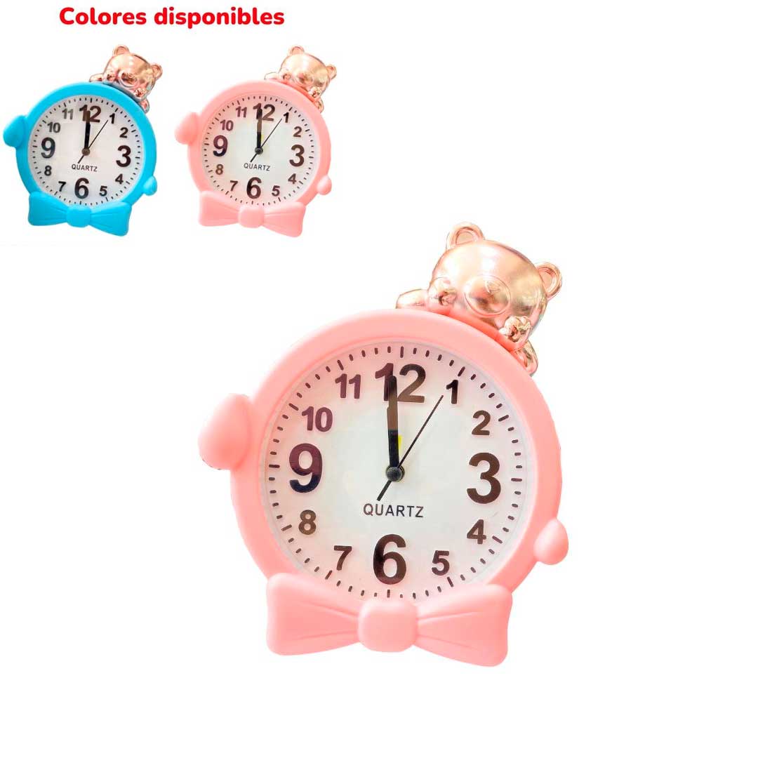 RELOJ DESPERTADOR OSITO HX3232