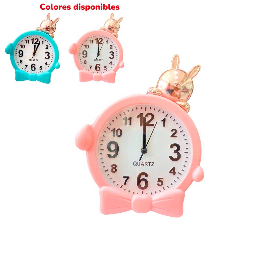 RELOJ DESPERTADOR CONEJO HX3233