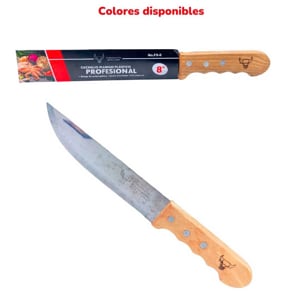 DZ. CUCHILLO CABO DE MADERA 8" FS-8