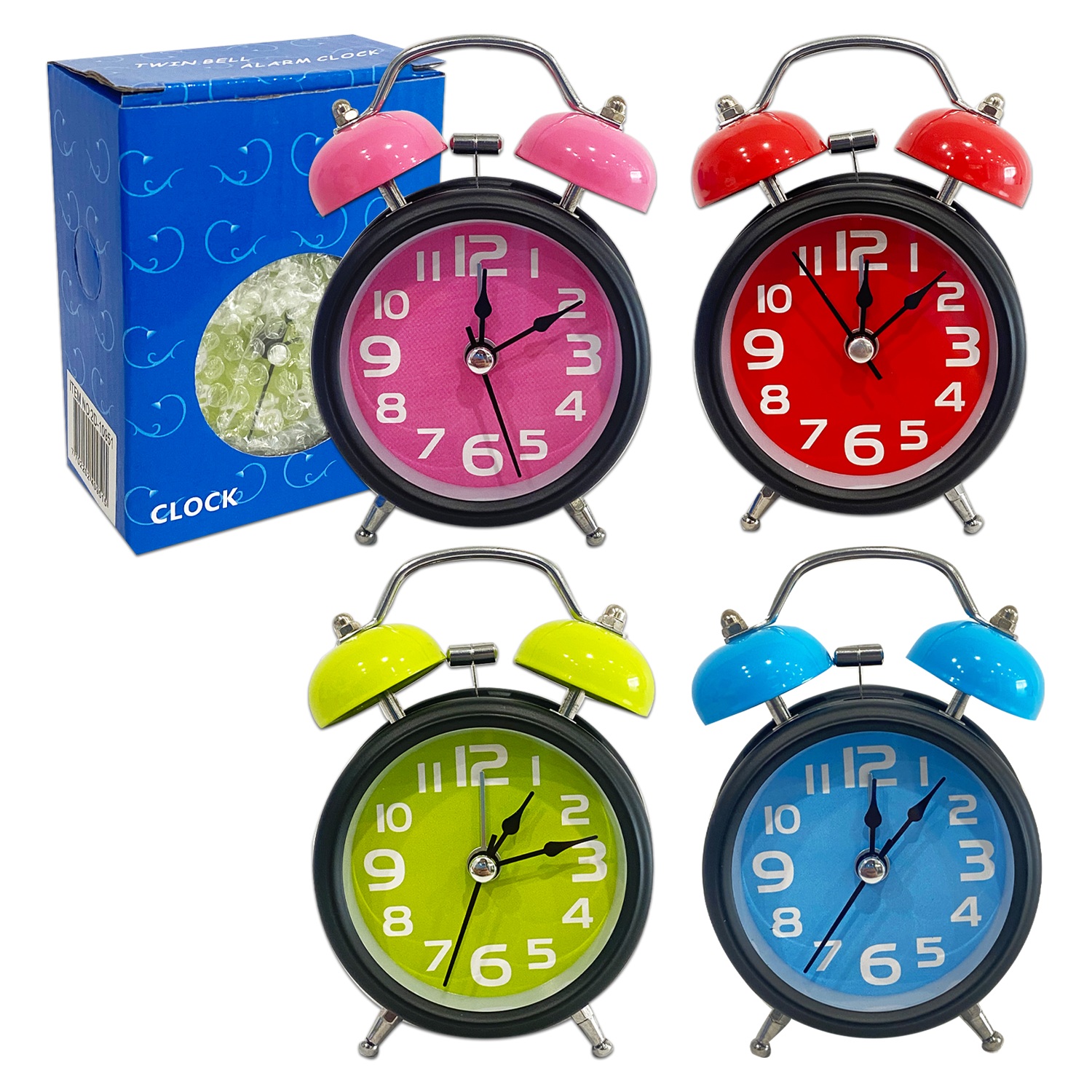 RELOJ DESPERTADOR COLORES