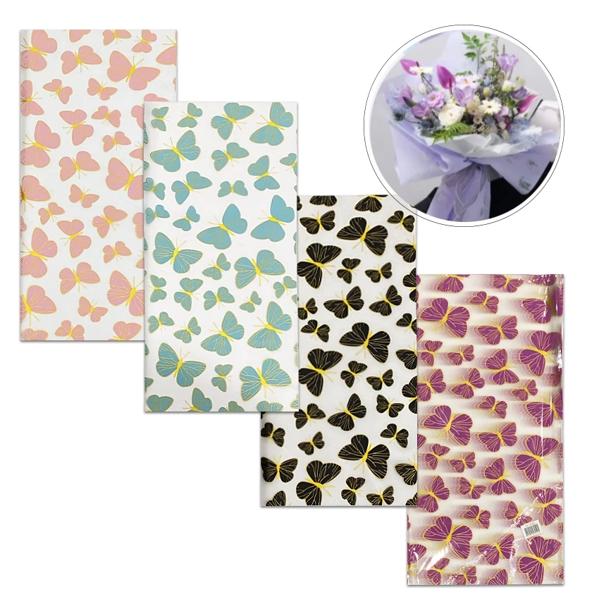 PAPEL COREANO MARIPOSAS X20