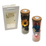 FLOR ENCAPSULADA ARTIFICIAL CON LUZ: