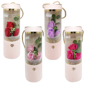 RAMO ROSAS EN CAJA: