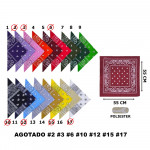 PAÑOLETAS POLIESTER COLORES DK-484