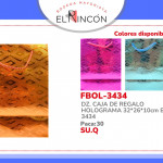 DZ. CAJA DE REGALO HOLOGRAMA 32*26*10cm BMR-3434