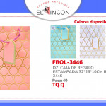 DZ. CAJA DE REGALO ESTAMPADA 32*26*10CM BMR-3446