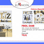 DZ. CAJA DE REGALO ESTAMPADA 32*26*10cm BMR-3448