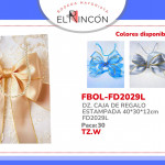 DZ. CAJA DE REGALO ESTAMPADA 40*30*12cm FD2029L