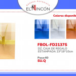 DZ. CAJA DE REGALO ESTAMPADA 23*18*10cm FD2137S