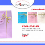 DZ. CAJA DE REGALO ESTAMPADA 40*30*12cm FD2145L