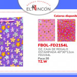 DZ. CAJA DE REGALO ESTAMPADA 40*30*12cm FD2154L