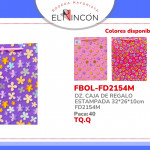 DZ. CAJA DE REGALO ESTAMPADA 32*26*10cm FD2154M
