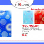 DZ. CAJA DE REGALO ESTAMPADA 32*26*10cm FD2160M