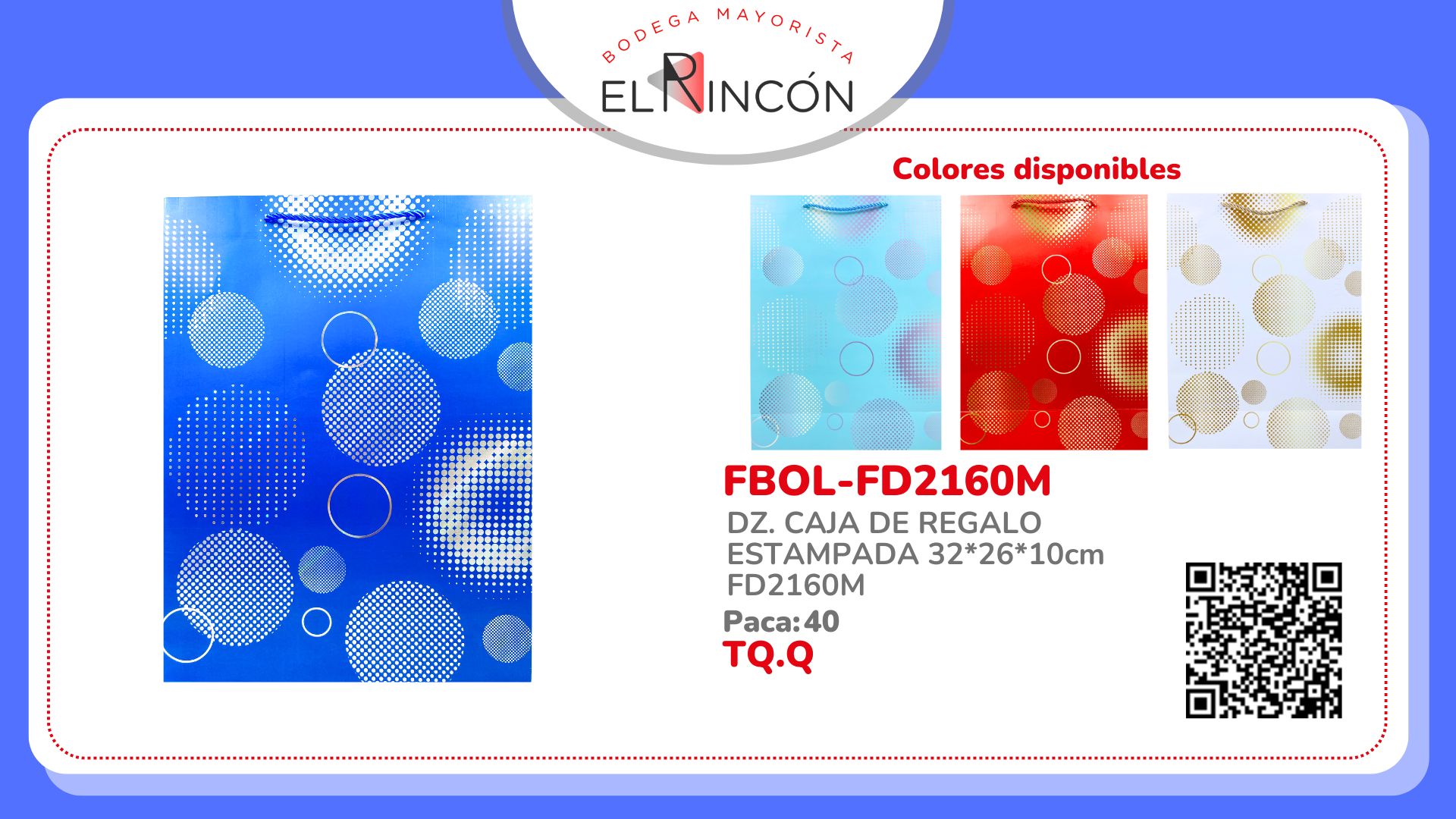 DZ. CAJA DE REGALO ESTAMPADA 32*26*10cm FD2160M