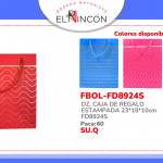 DZ. CAJA DE REGALO ESTAMPADA 23*18*10cm FD8924S