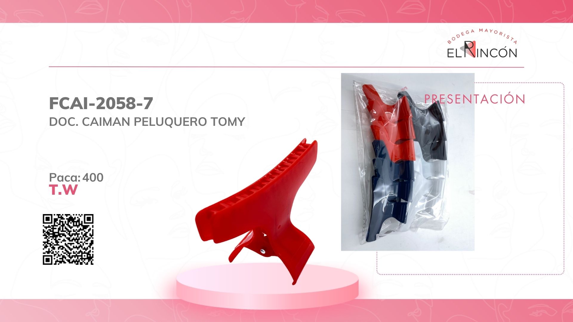 DOC. CAIMAN PELUQUERO TOMY BMR-2058-7