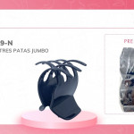 DZ. CAIMAN TRES PATAS JUMBO NEGRO BMR-3989-N