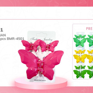 DZ. SET CAIMAN MARIPOSA*3PCS BMR-4501