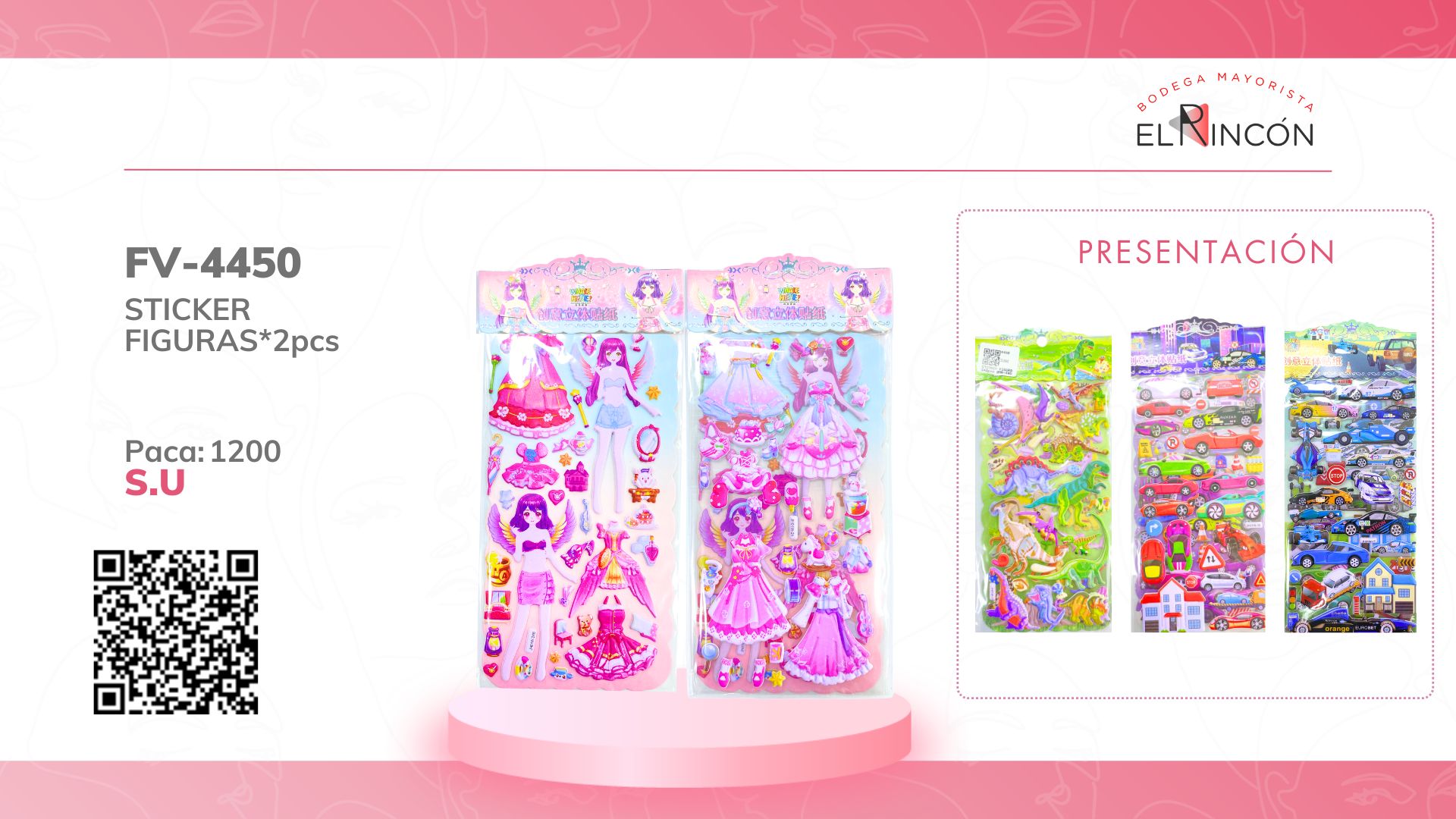 STICKER FIGURAS*2pcs BMR-4450