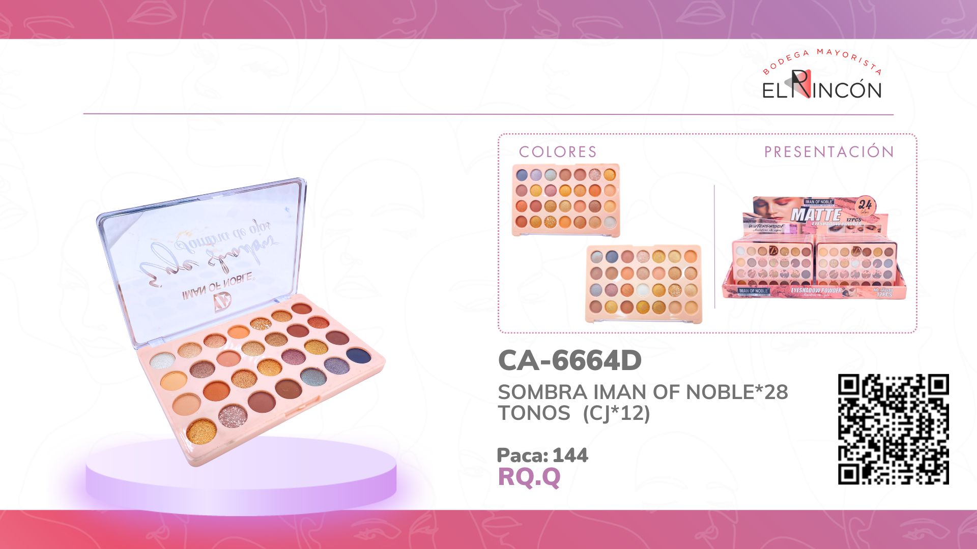 SOMBRA IMAN OF NOBLE*28 TONOS 6664D (CJ*12)