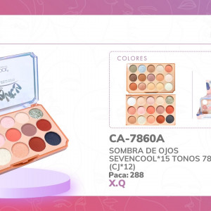 SOMBRA DE OJOS SEVENCOOL*15 TONOS 7860A (CJ*12)