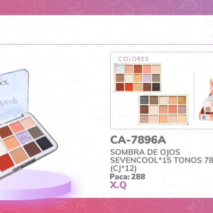 SOMBRA DE OJOS SEVENCOOL*15 TONOS 7896A (CJ*12)
