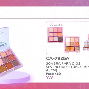 SOMBRA PARA OJOS SEVENCOOL*9 TONOS 7925A (CJ*24)