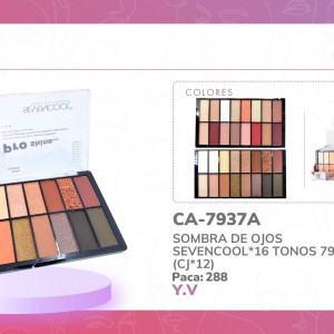 SOMBRA DE OJOS SEVENCOOL*16 TONOS 7937A (CJ*12)