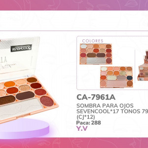 SOMBRA PARA OJOS SEVENCOOL*17 TONOS 7961A (CJ*12)