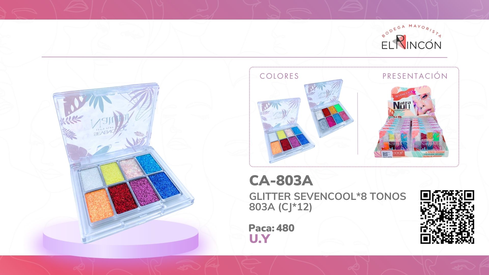 GLITTER SEVENCOOL*8 TONOS 803A (CJ*12)