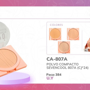 POLVO COMPACTO SEVENCOOL 807A (CJ*24)