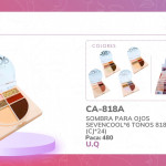 SOMBRA PARA OJOS SEVENCOOL*6 TONOS 818A (CJ*24)