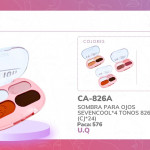 SOMBRA PARA OJOS SEVENCOOL*4 TONOS 826A (CJ*24)