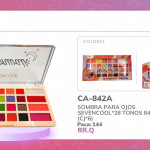 SOMBRA PARA OJOS SEVENCOOL*28 TONOS 842A (CJ*6)