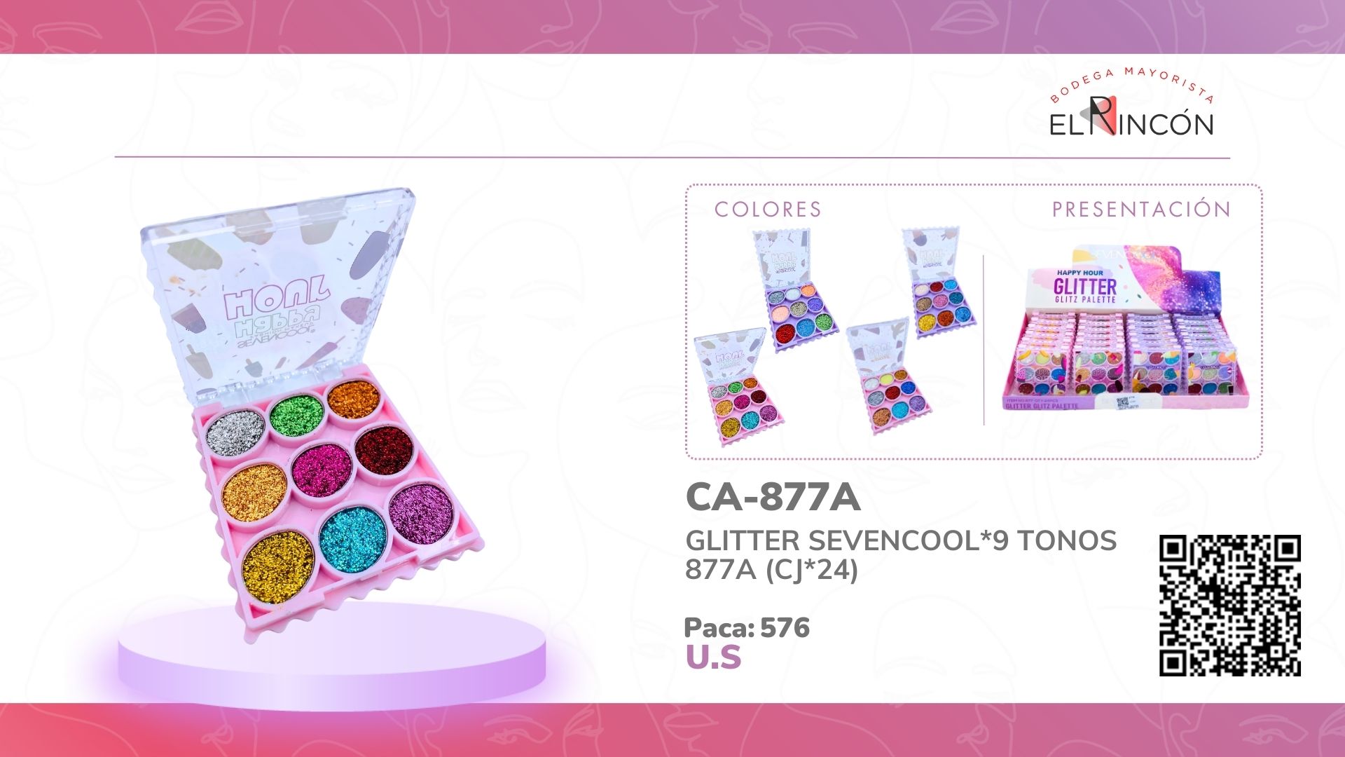 GLITTER SEVENCOOL*9 TONOS 877A (CJ*24)
