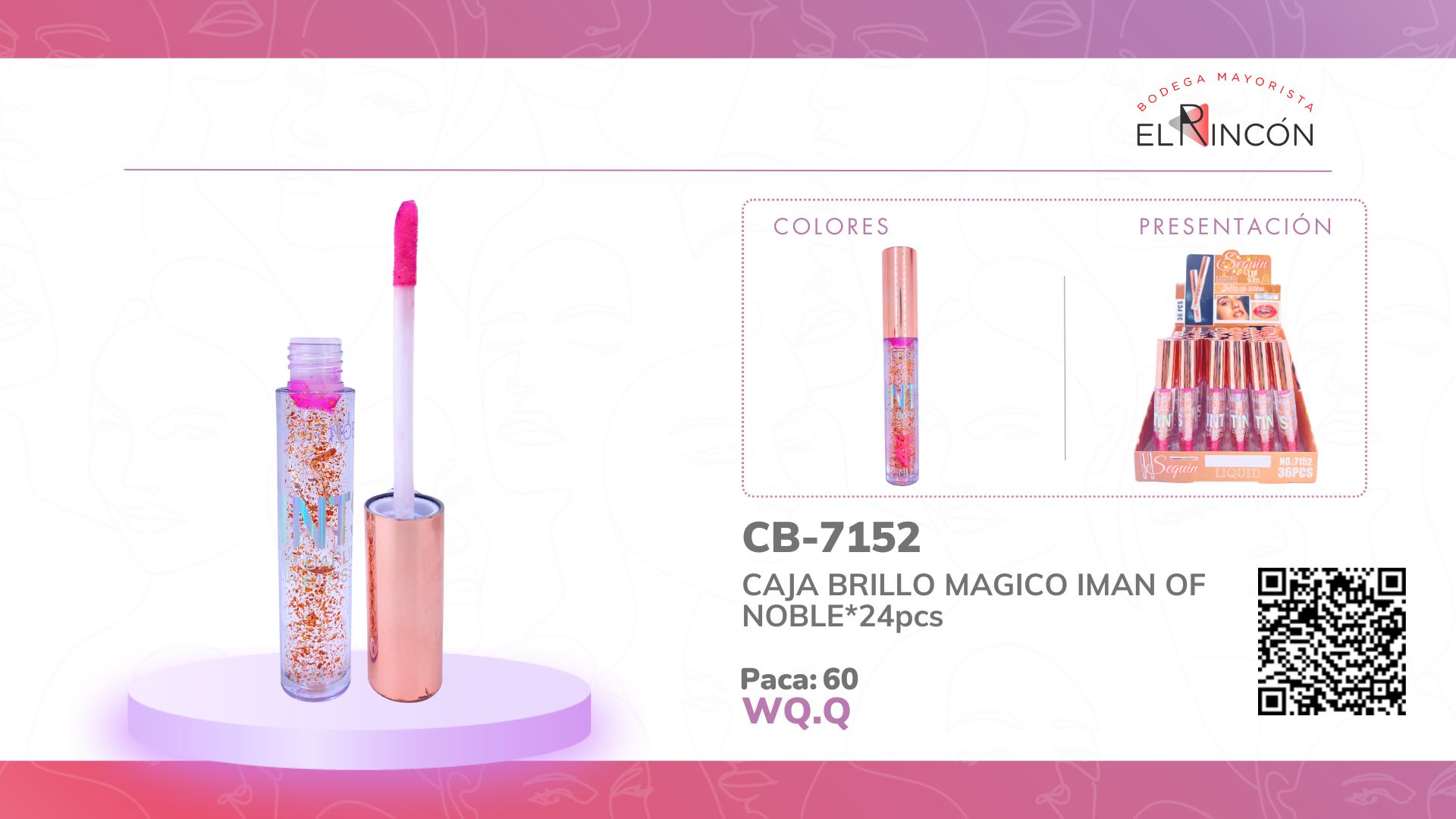CAJA BRILLO MAGICO IMAN OF NOBLE*36PCS 7152