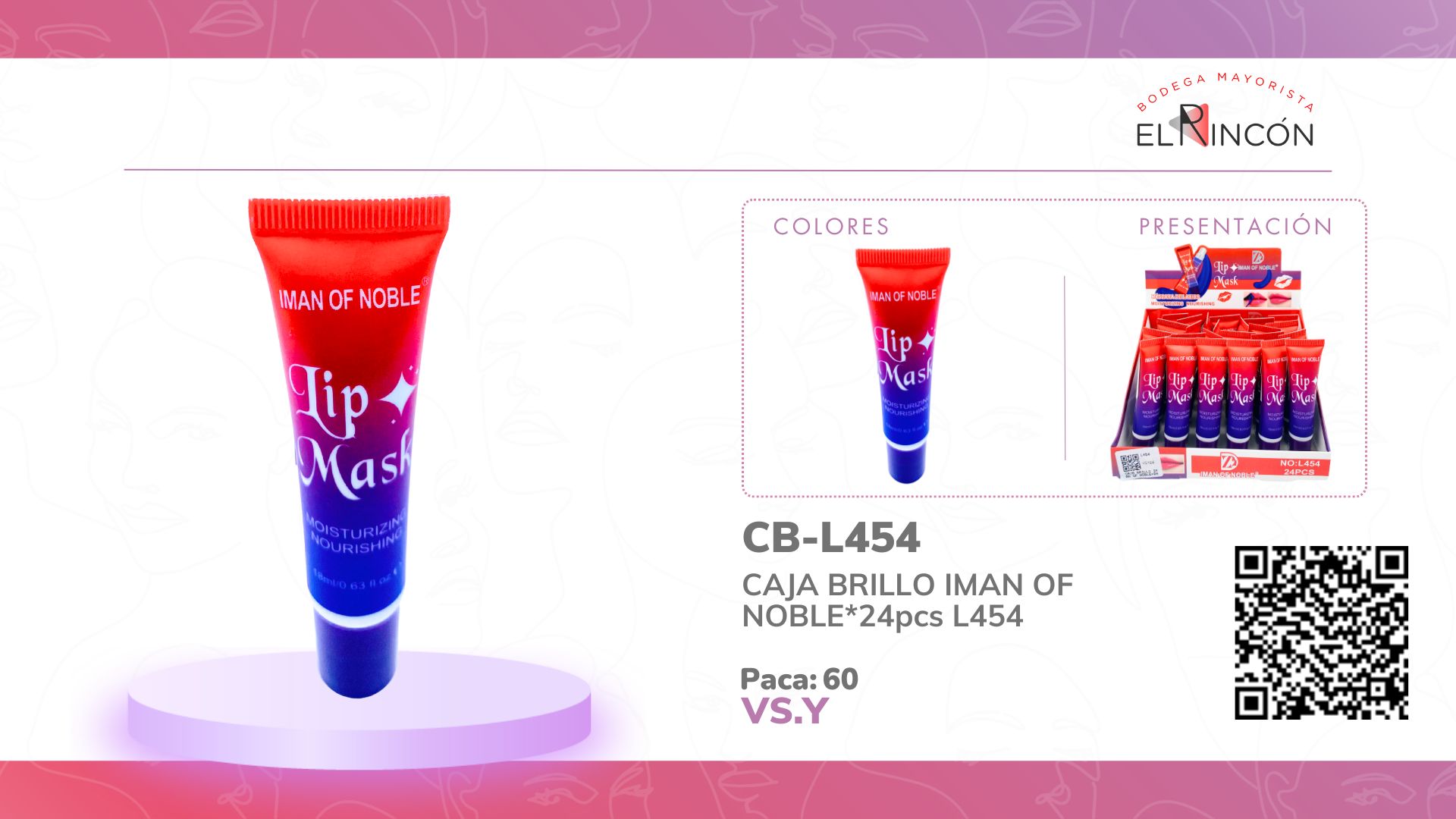 CAJA BRILLO IMAN OF NOBLE*24pcs L454