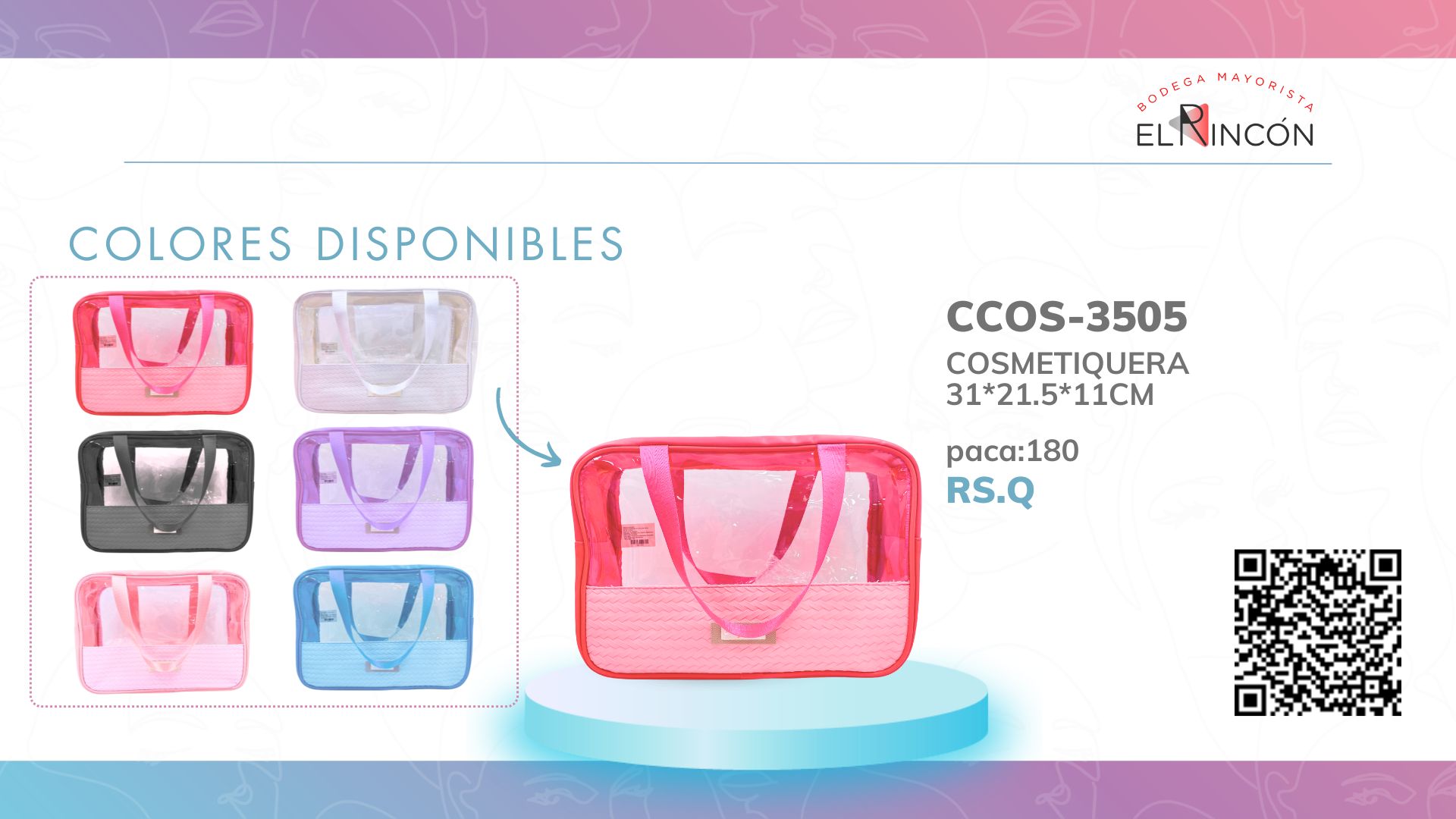 COSMETIQUERA 31*21.5*11CM BMR-3505