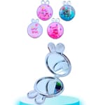 CAJA*12 ESPEJO LUJO DOBLE CARA ESTAMPADO OREJITAS BMR-3285