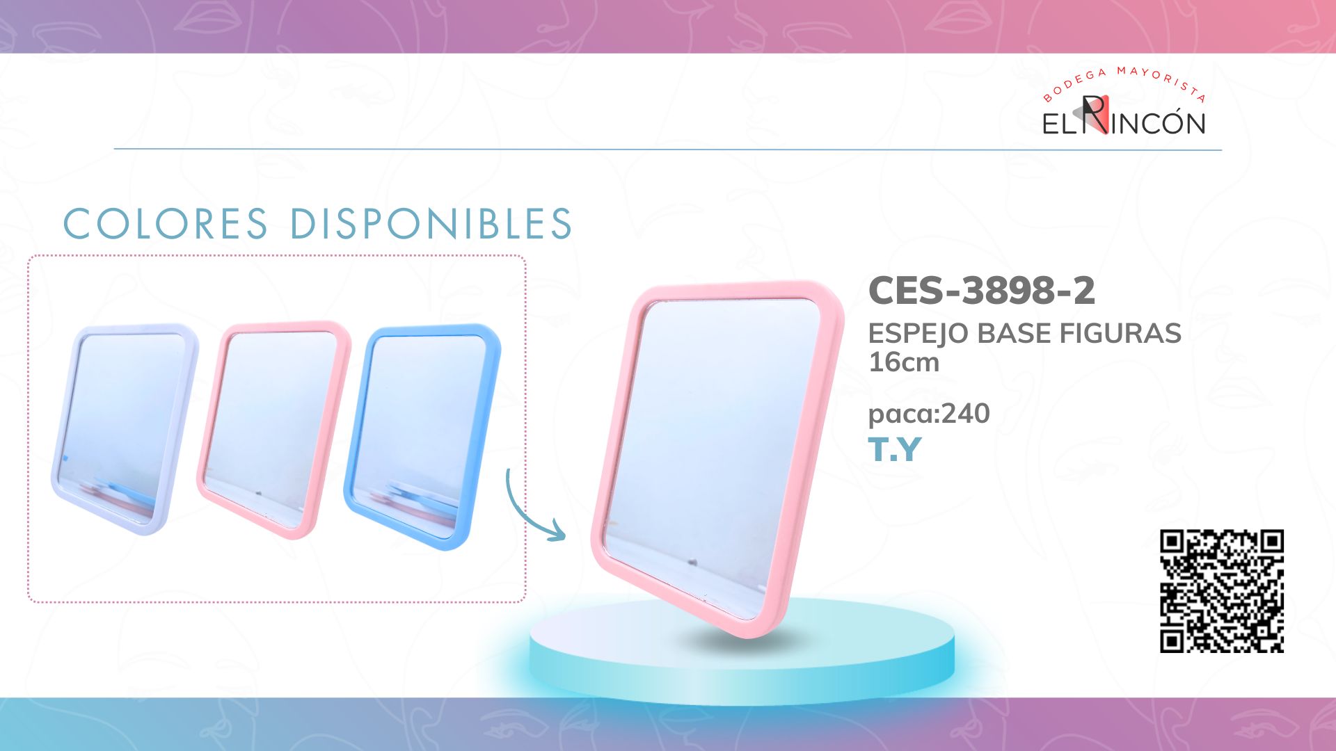 ESPEJO BASE FIGURAS BMR-3898-2