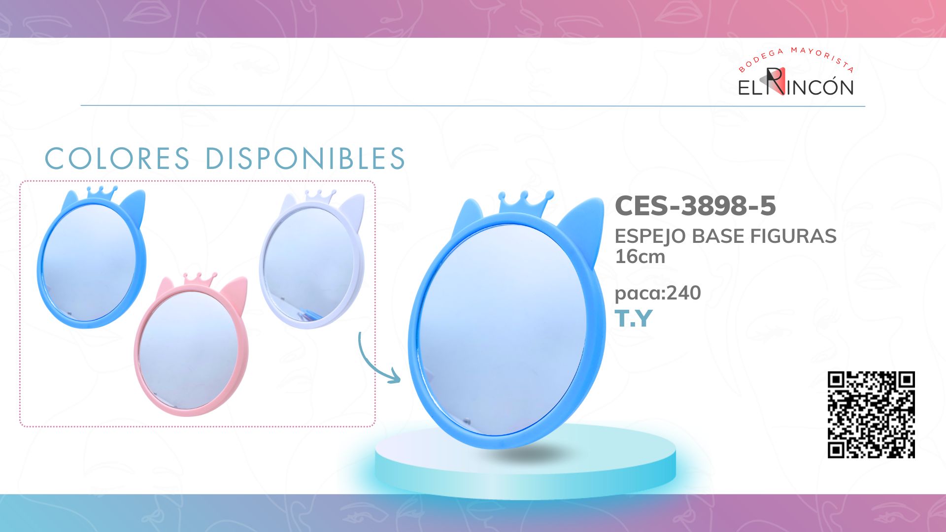 ESPEJO BASE FIGURAS BMR-3898-5