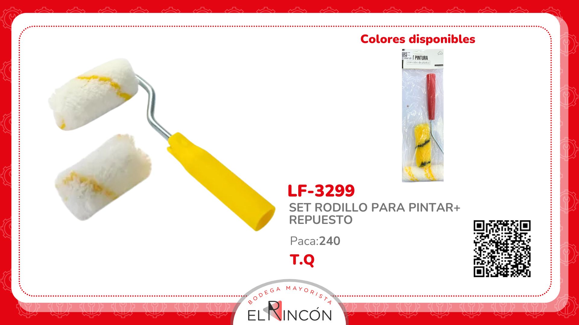SET RODILLO PARA PINTAR+ REPUESTO BMR-3299
