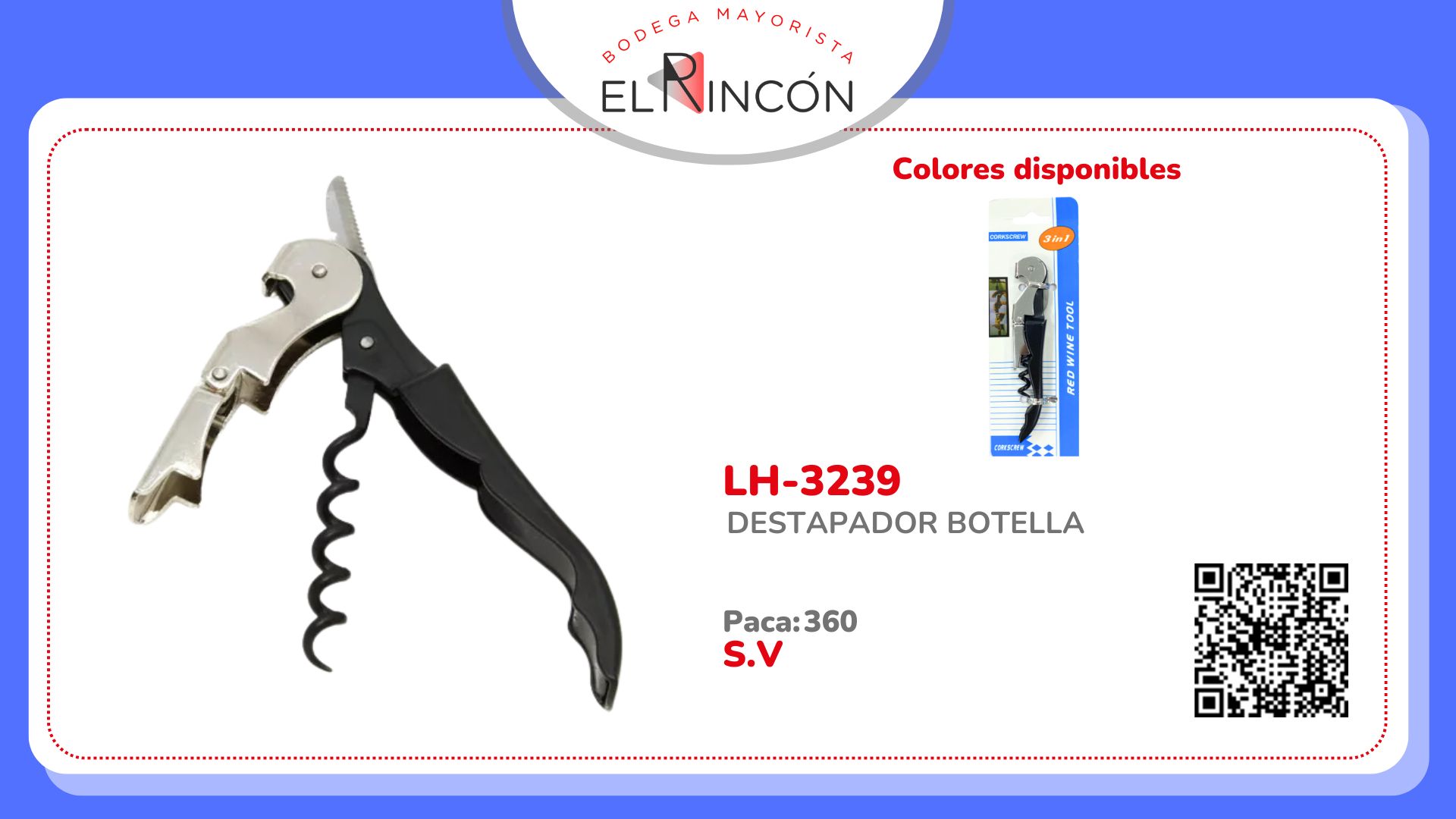 DESTAPADOR BOTELLA BMR-3239